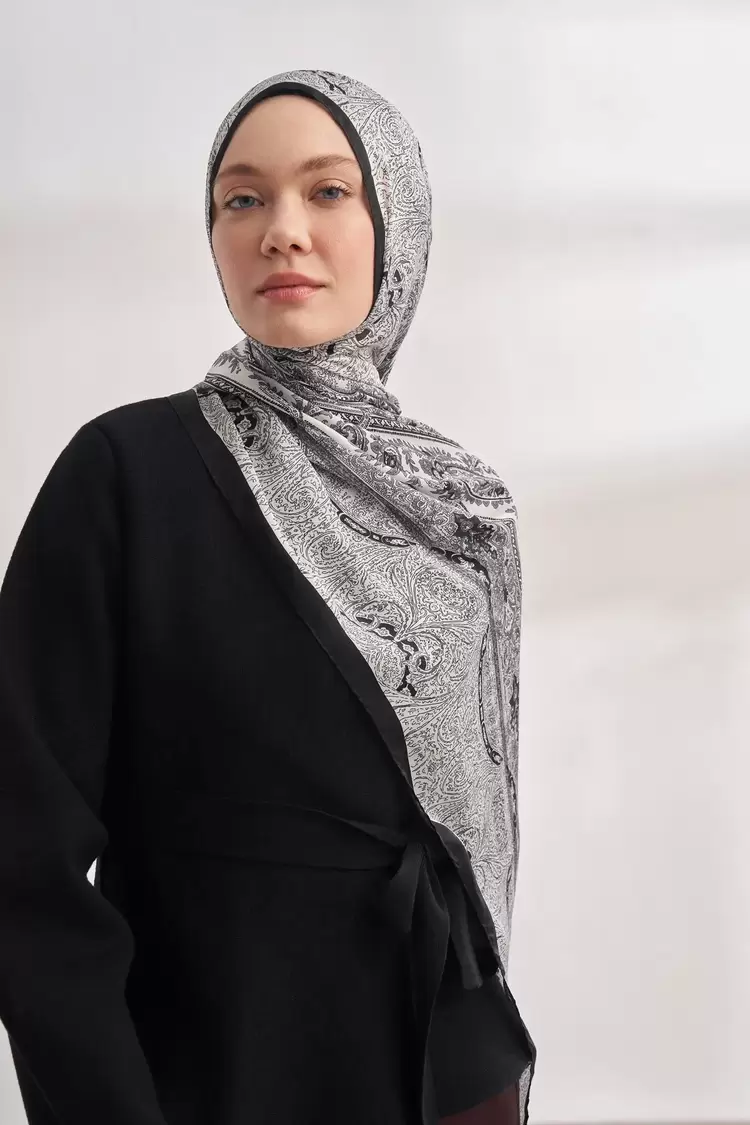 ARMANDA - VUAL NUIT DESEN ŞAL - SİYAH