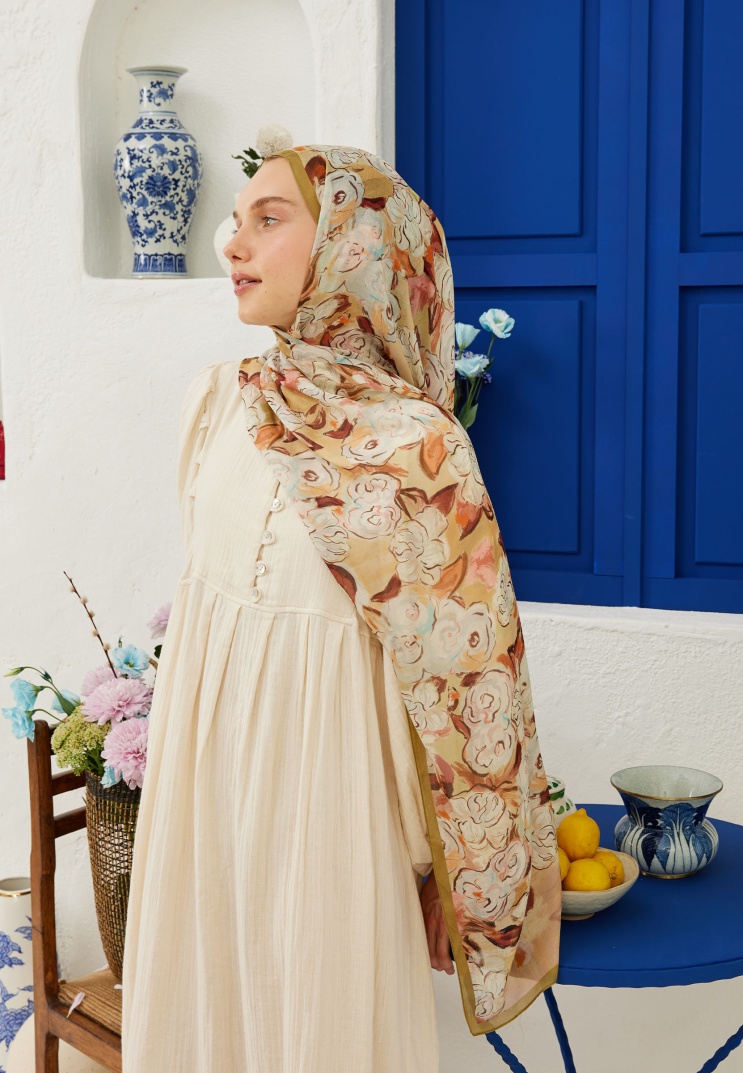 FRESH SCARFS - Linda Desen Rami Şal - Sahra