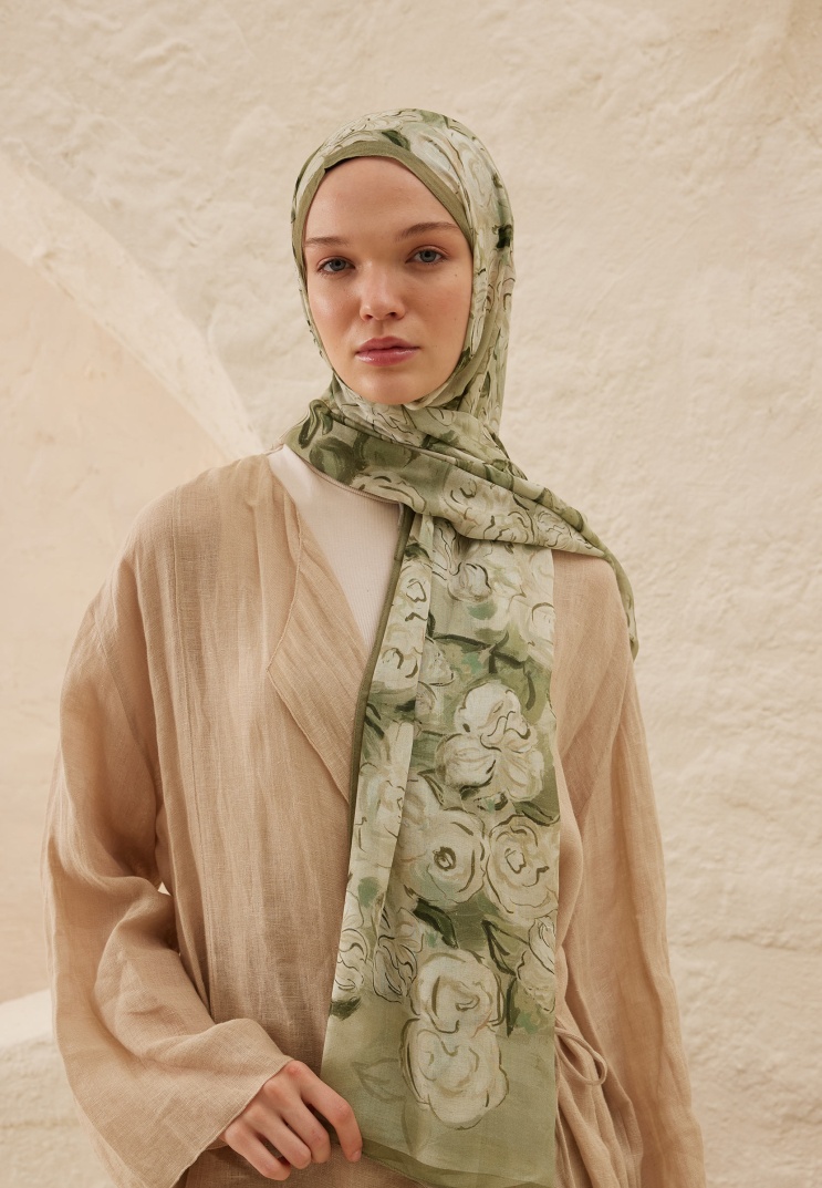 FRESH SCARFS - Linda Desen Rami Şal - Çağla