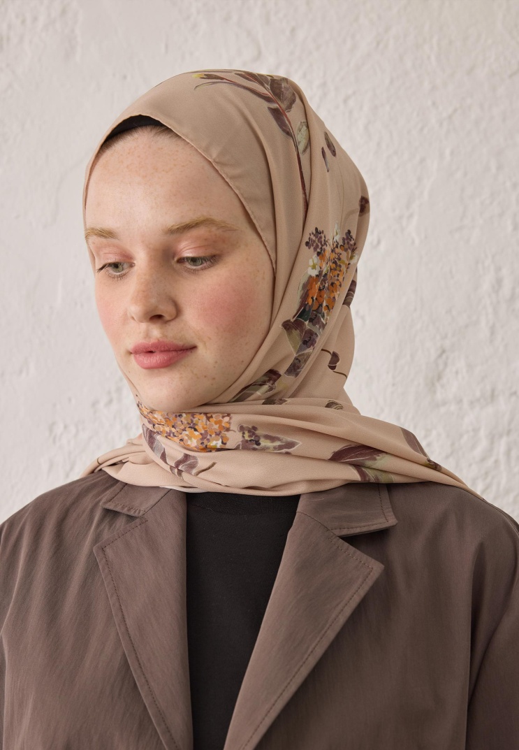 Fresh Scarfs - Hazel Desen Şal - Somon