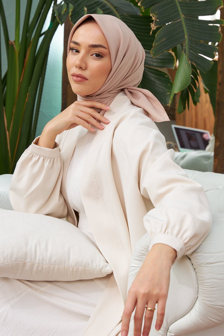 Silk Home Twill Eşarp 11343 - Bej