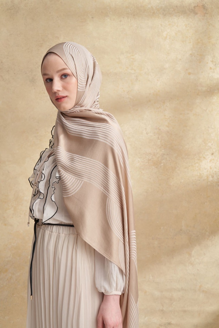 Armanda - 3305 Fiori Jakar Line Desen - Bej