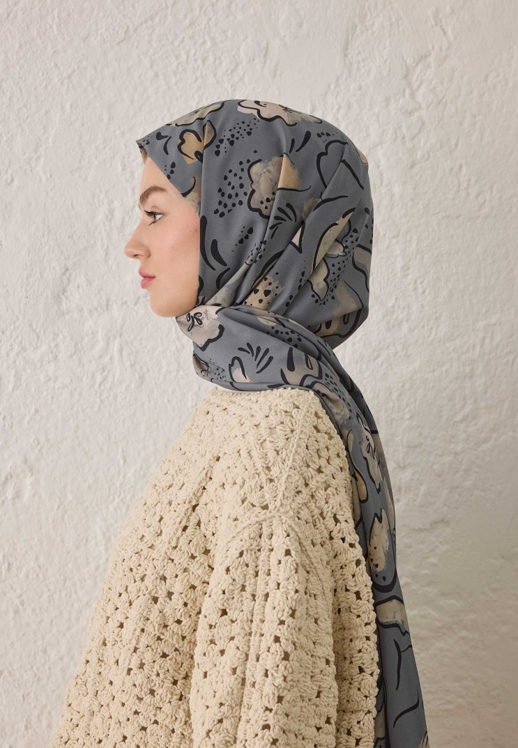 Fresh Scarfs - Aria Desen Şal - Mavi