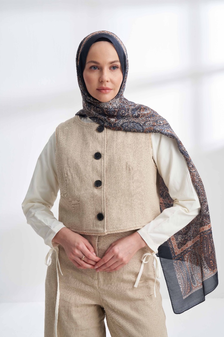 ARMANDA -6036 Etnik Desen Şal -