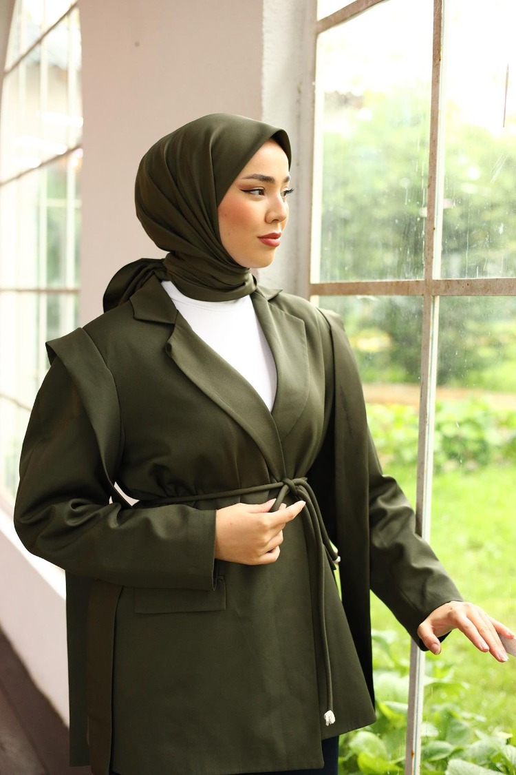 Silk Home Twill Eşarp 11343 - Yeşil