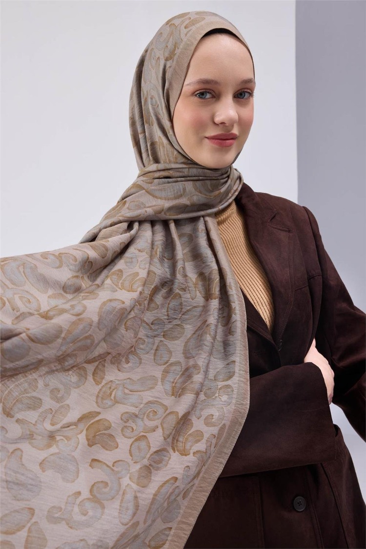 SİLK HOME - Urban Hours Harmony Taş Mayda Şal 190X70