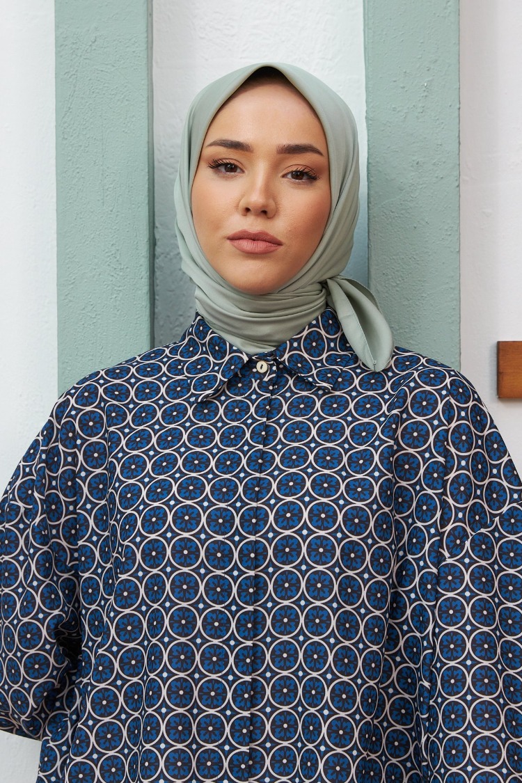 Silk Home Twill Eşarp 11343 - Çağla