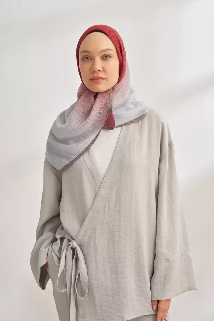 ARMANDA - 3359 Müslin Degrade - Kırmızı