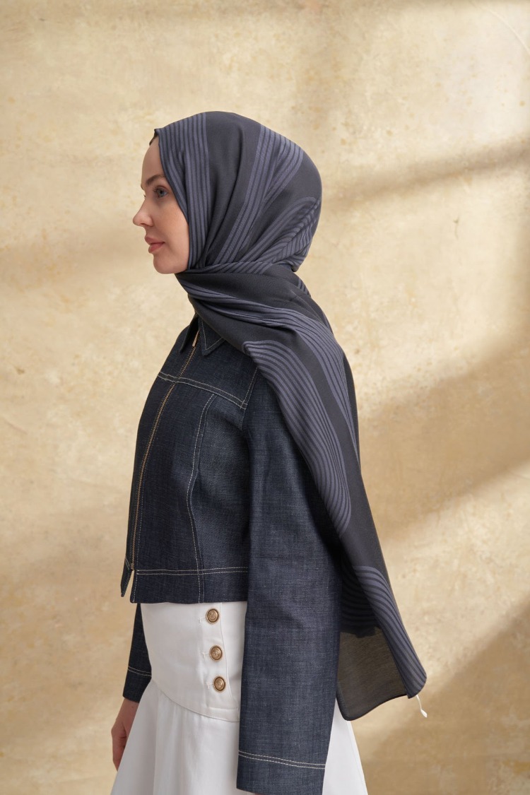 Armanda - 3305 Fiori Jakar Line Desen - Antrasit