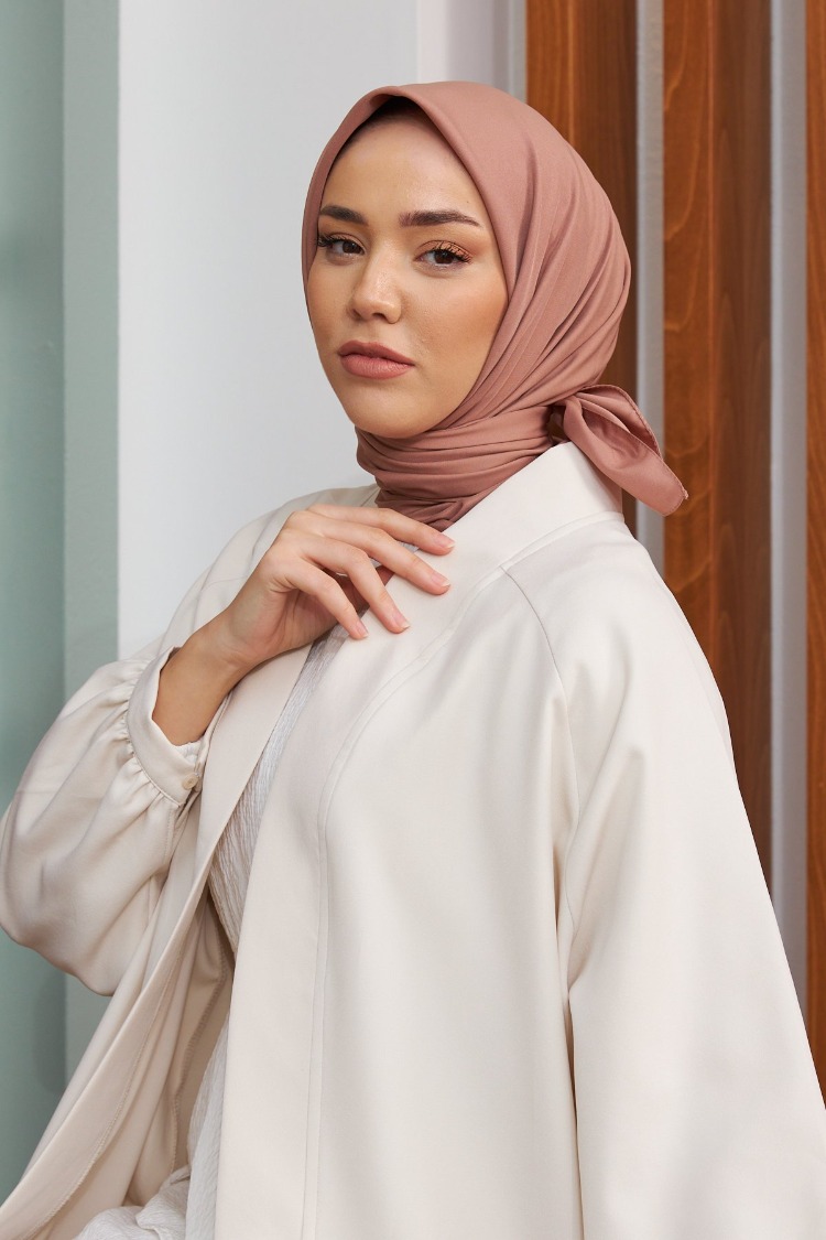 Silk Home Twill Eşarp 11343 - Sütlü Kahve