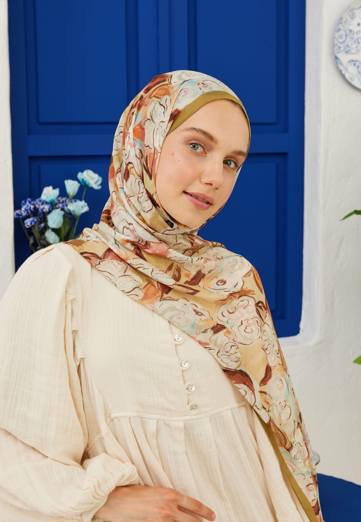 FRESH SCARFS - Linda Desen Rami Şal - Sahra