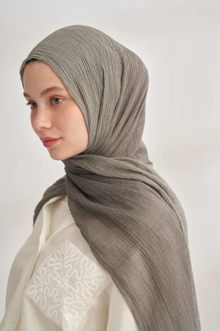 ARMANDA - 3359 Müslin Degrade - Haki - Çağla Yeşili
