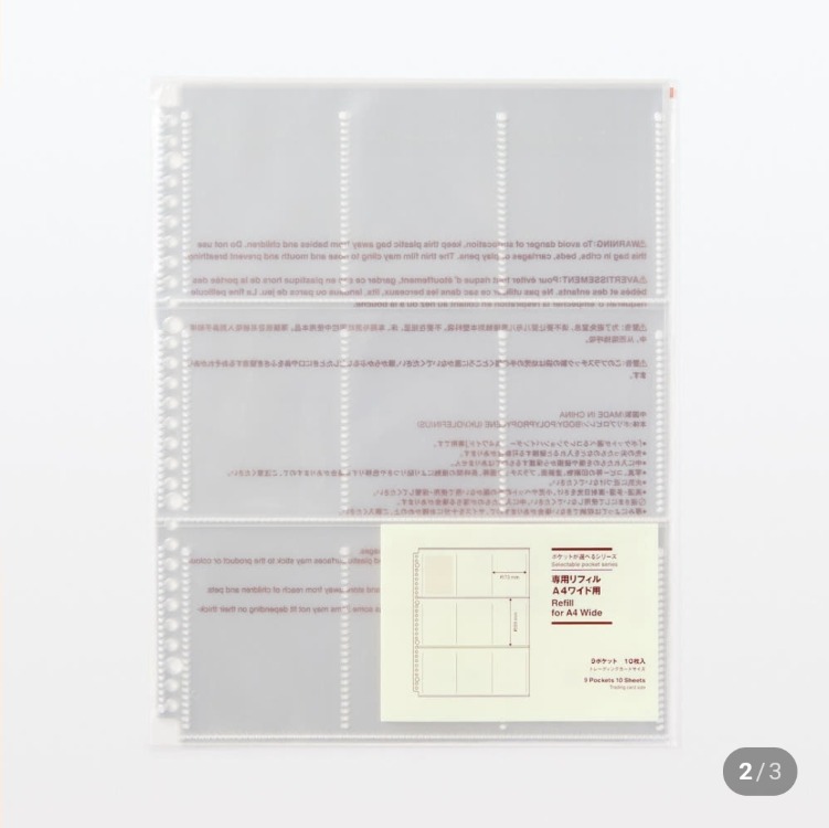 Muji A4 9 cepli poka sayfa