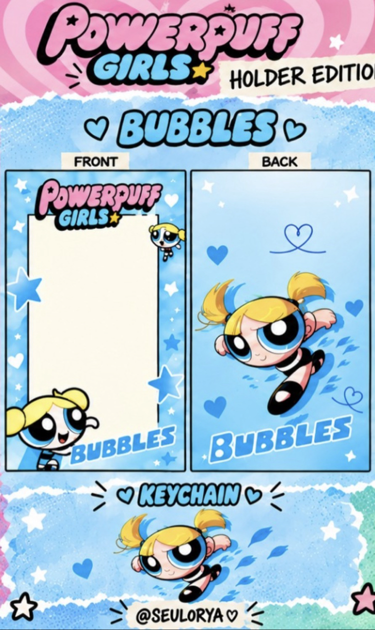 POWERPUFFGIRLS BUBBLES PC HOLDER
