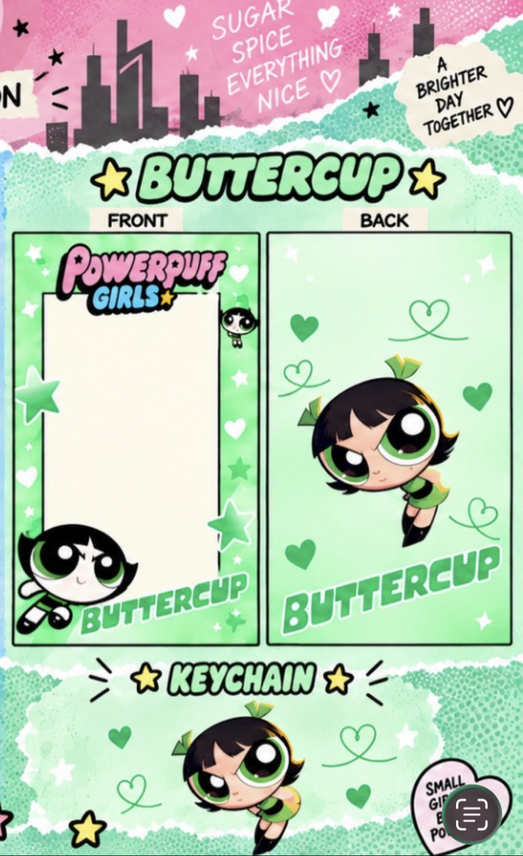 POWERPUFFGIRLS BUTTERCUP PC HOLDER