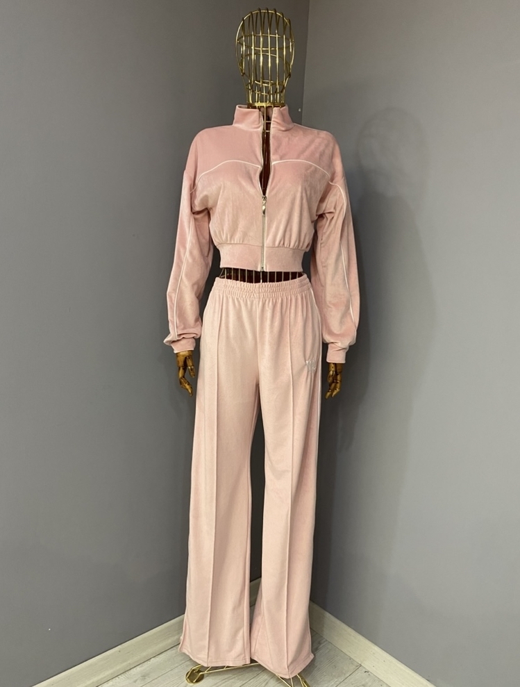 Pink Kadife takım 
