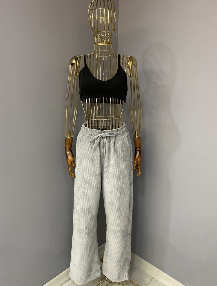 Basic kadife pantolon 