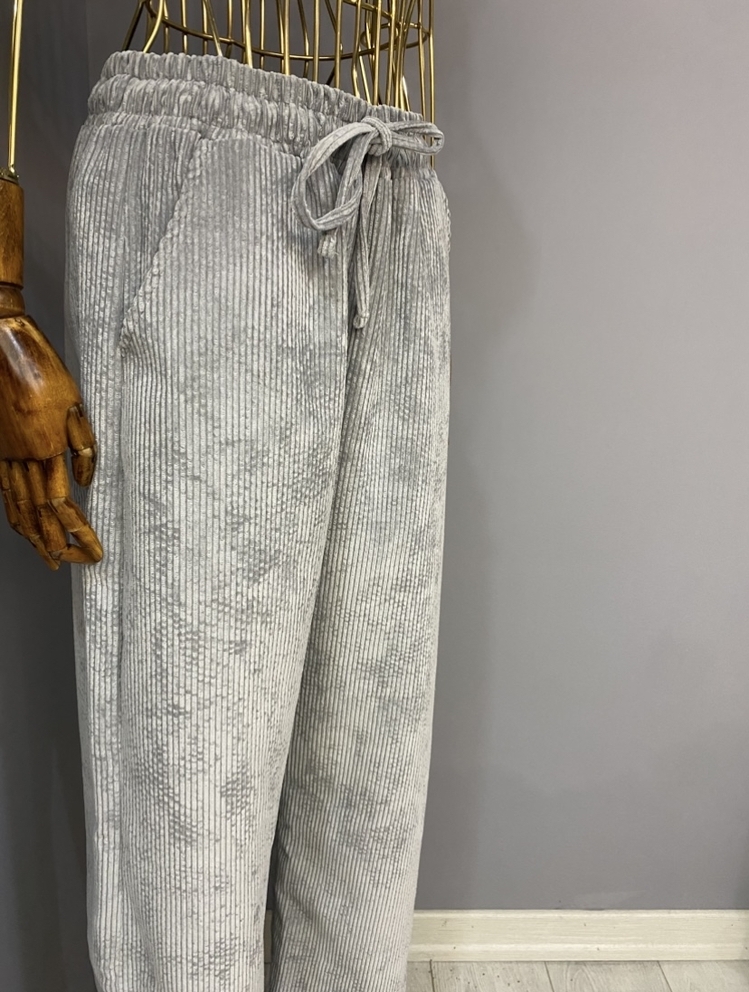 Basic kadife pantolon 
