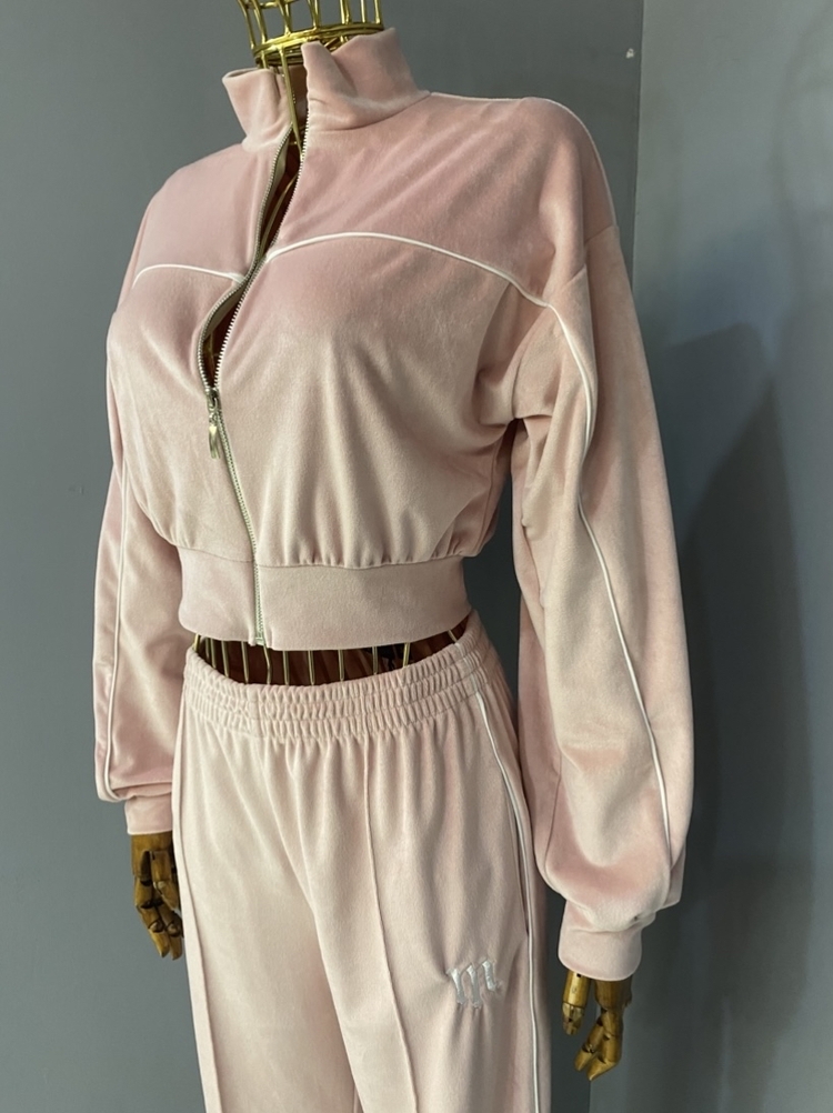 Pink Kadife takım 