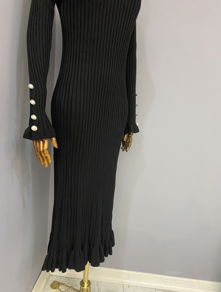 Basic triko elbise 