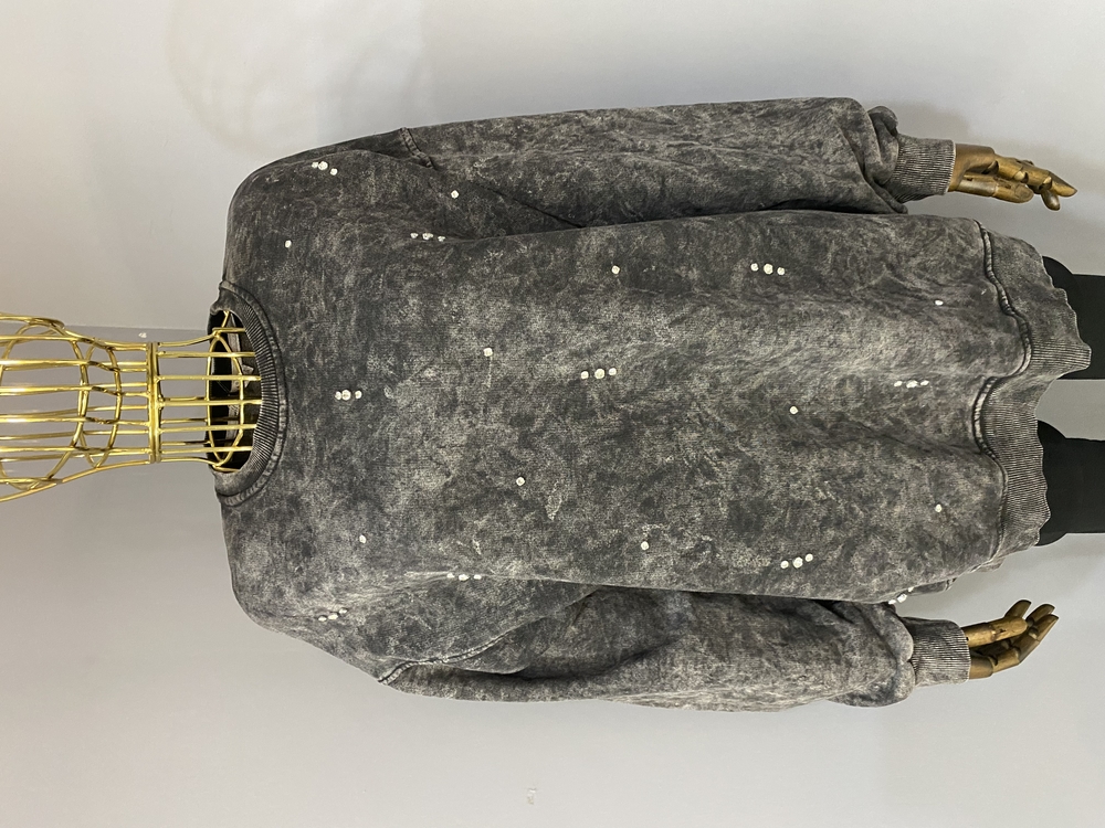 Taşlamalı sweatshirt