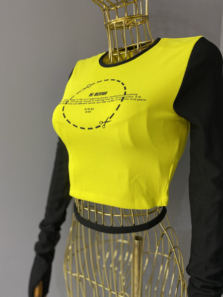 Neon ipli Crop 