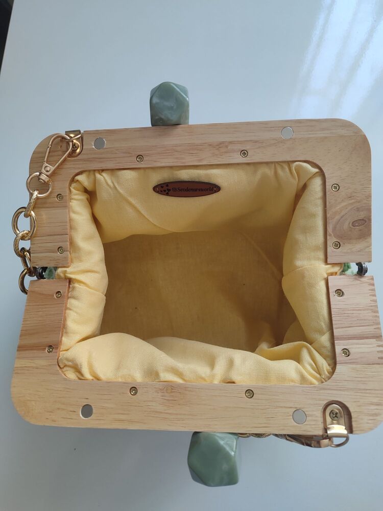 3d çiçek motifli burslu çanta