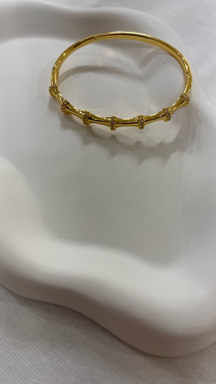 Gold Taşlı Bileklik
