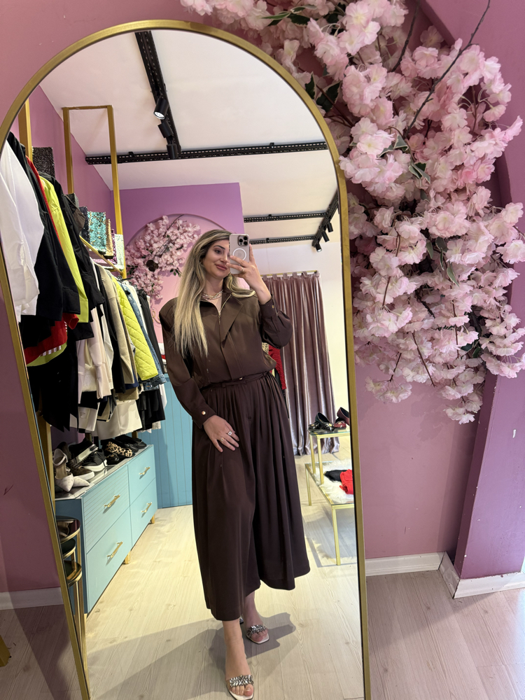 Missemramiss pantolon etekli takım 