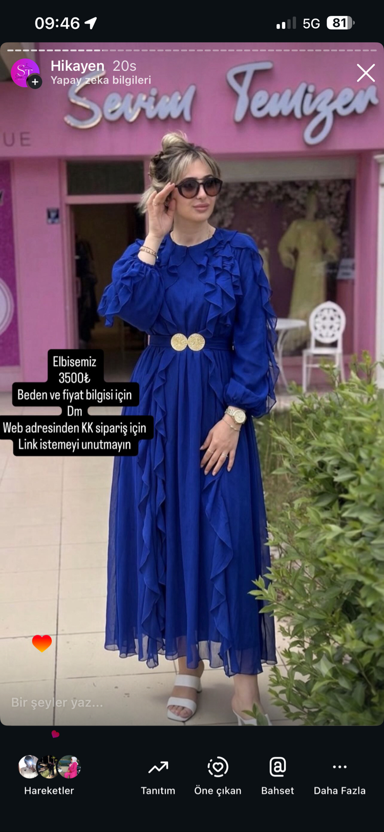 Missemramiss elbise