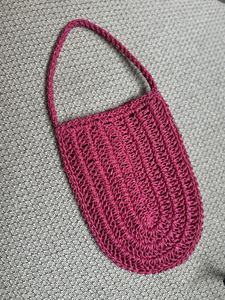 Pembe Hasır Luna Çanta