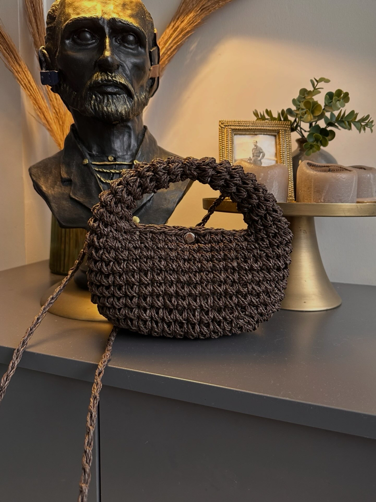Kahve rengi micro bag