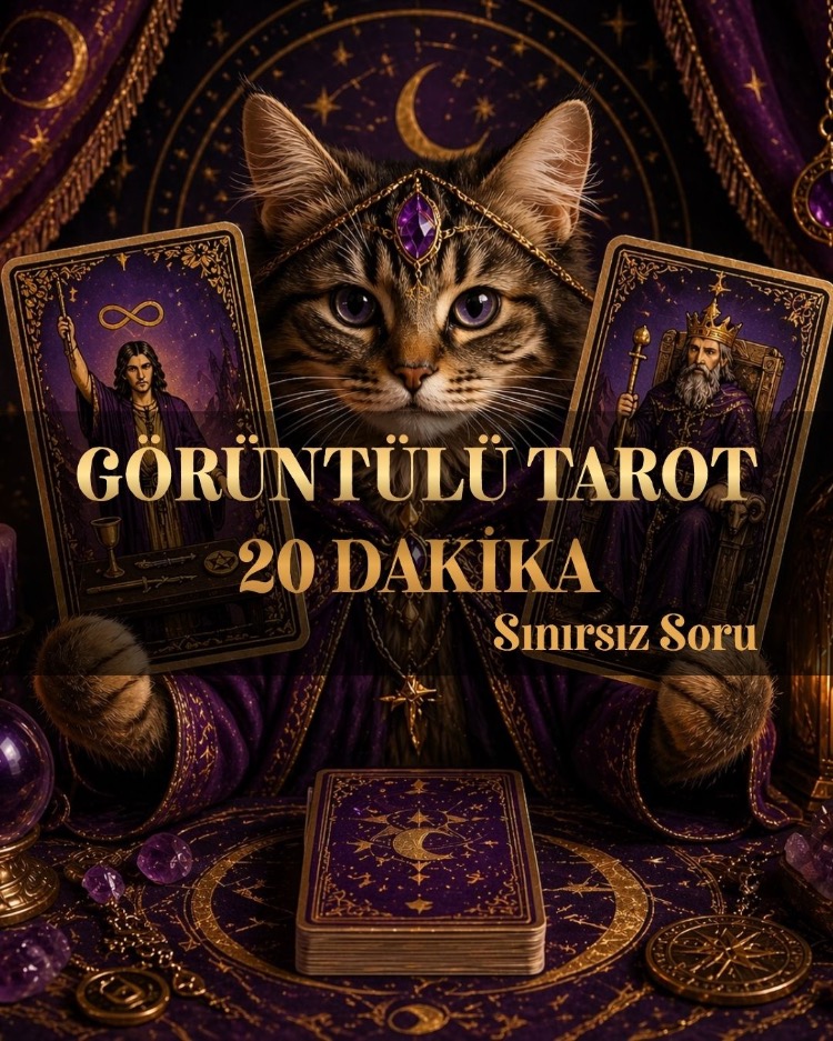 GÖRÜNTÜLÜ TAROT 20 DK SINIRSIZ SORU