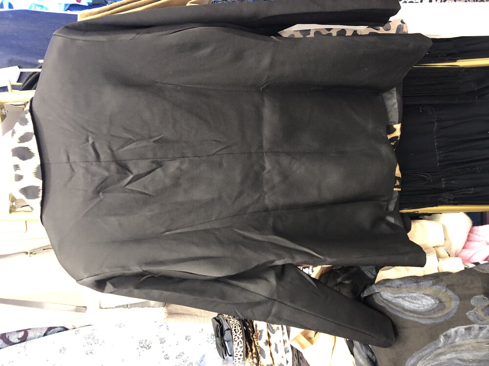 Leopar detaylı ceket