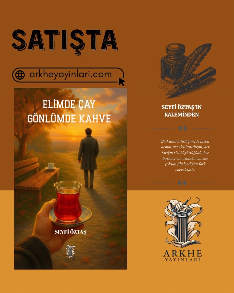 Elimde Çay Gönlümde Kahve Digital E-Kitap