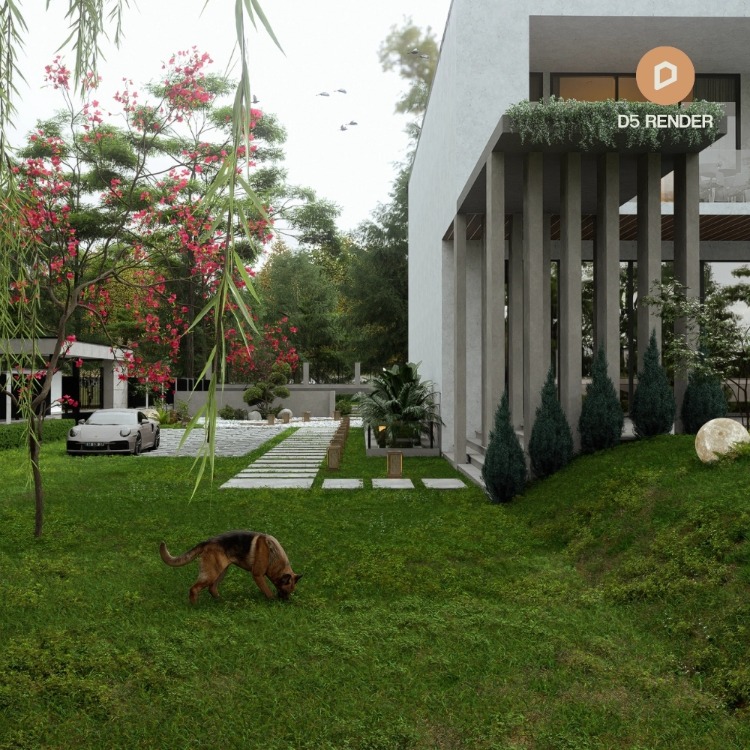 STILNESS HOUSE - 3D Dış Mekân Sahnesi