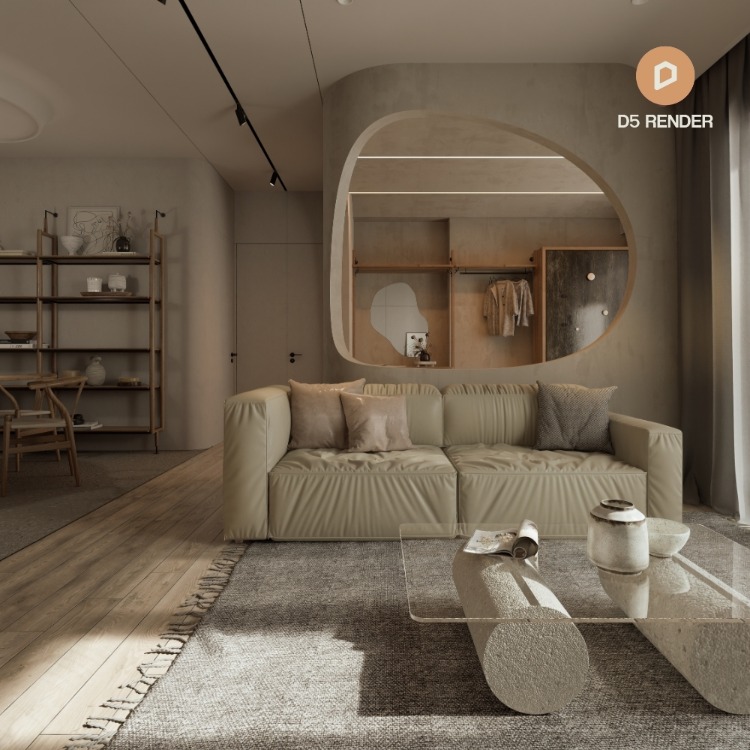 SOLUNE - 3D İç Mekân Sahnesi