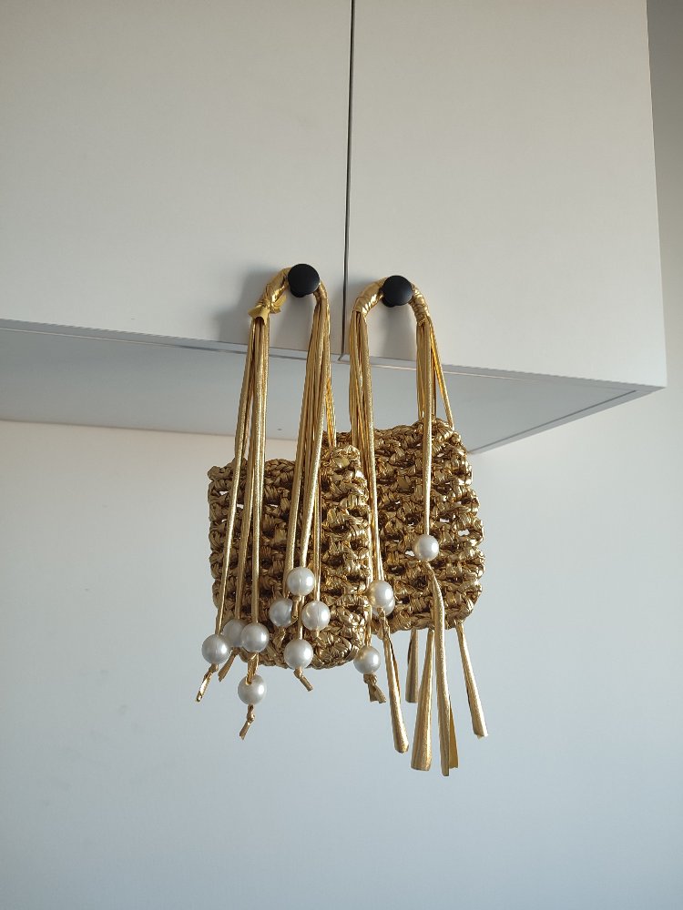 Gold Telefon Çantası