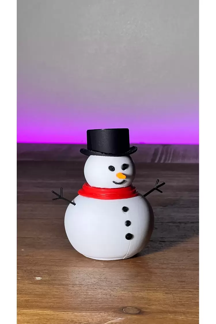 Yılbaşı Kardan Adam Nostaljik Hediyelik Mini Figür Kış Temalı