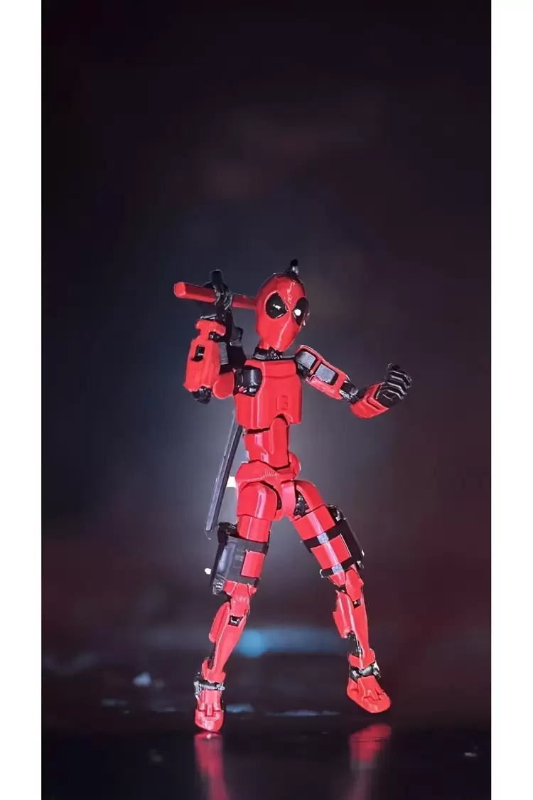 TİTAN TN13 Eklemli Hareketli Şekil Değiştirme Robotu Figür YEŞİL Silah Seti Dahil HEDİYELİK