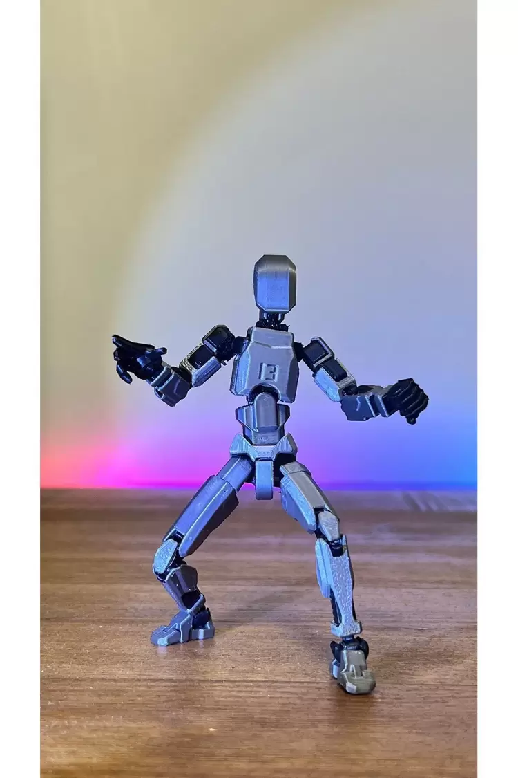 TİTAN TN13 - Eklemli Hareketli Şekil Değiştirme Robotu Figür(GRİ) (SİLAH SETİ DAHİL)