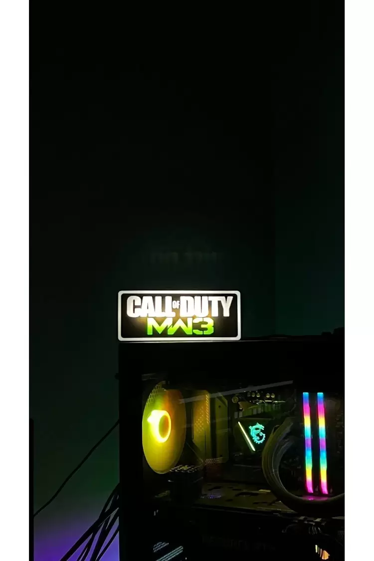 Call of Duty Işıklı Tablo