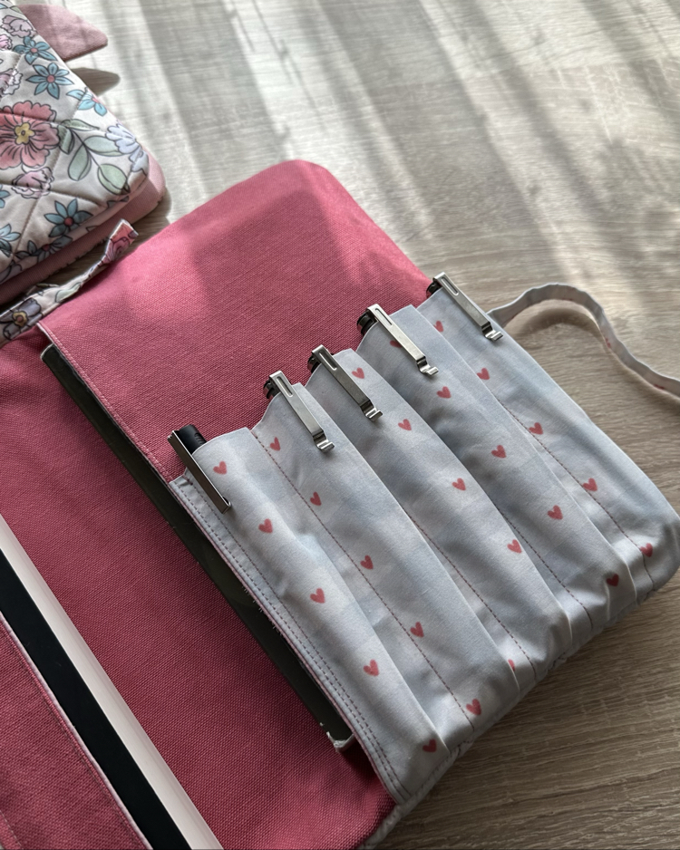 El Yapımı Çok Amaçlı Organizer | Defter ve Kitap Kılıfı (Kalemlikli)
