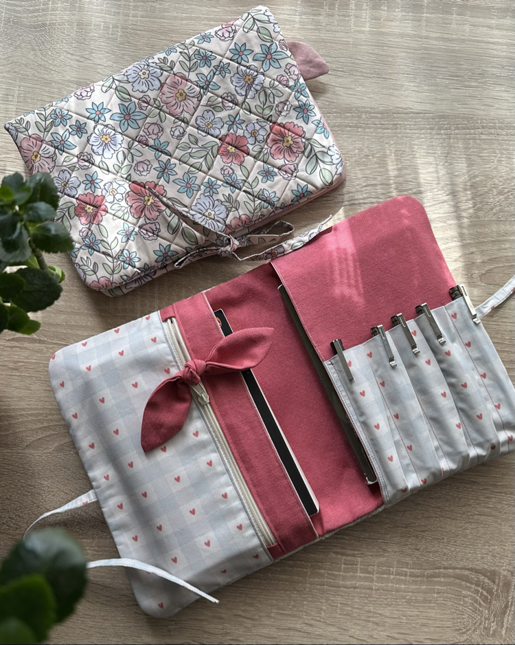 El Yapımı Çok Amaçlı Organizer | Defter ve Kitap Kılıfı (Kalemlikli)
