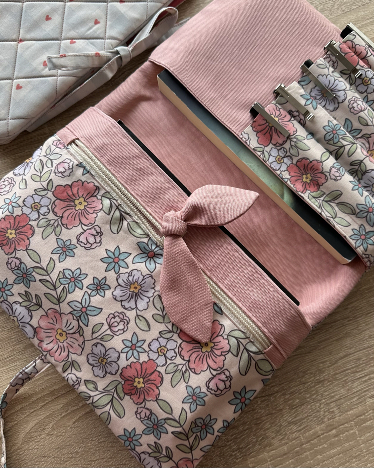El Yapımı Çok Amaçlı Organizer | Defter ve Kitap Kılıfı (Kalemlikli)