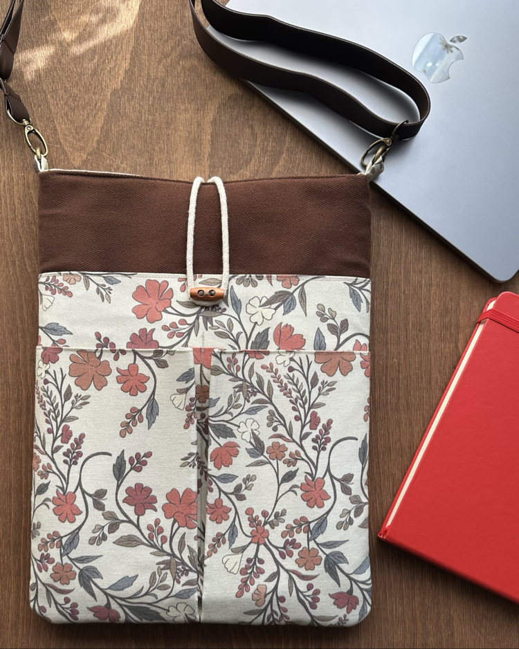 Özel Tasarım El Yapımı Cepli Kılıf Çanta, Tablet Kılıfı, Kitap Kılıfı, Organizer Çanta