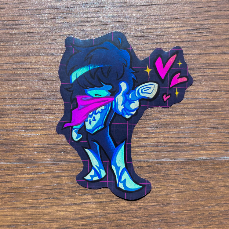 DELTARUNE KRIS STICKER