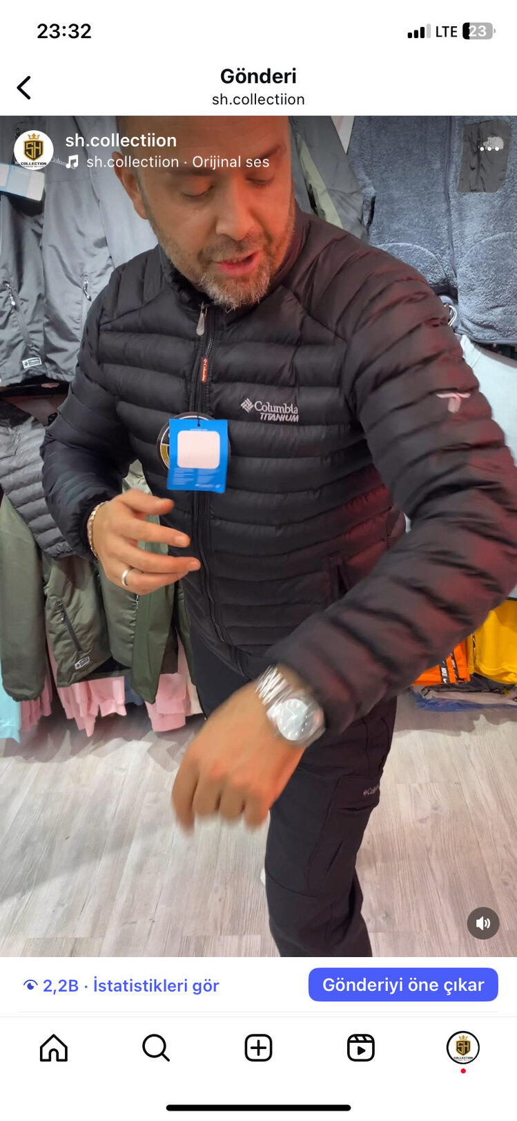COL İÇİ TERMAL ŞİŞME MONT MODELİMİZ