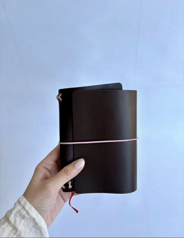 A6 Parlak Kahve Trifold