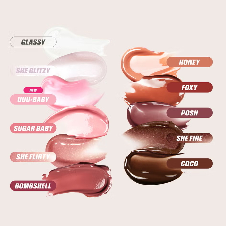 Huda Beauty Lip Gloss - Sugar Baby